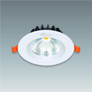Anfaco-Đèn âm trần 15W ánh sáng vàng 3200K [Kích thước:  ∅170x45mm, Khoét lỗ: 145mm]