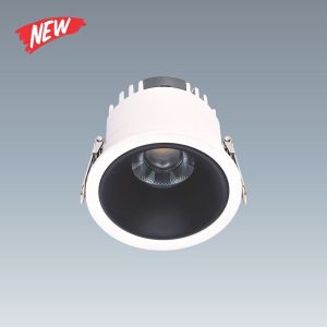 Anfaco-Đèn âm trần 12W ánh sáng trắng 6500K [Kích thước:  ∅105x70mm, Khoét lỗ: 95mm]