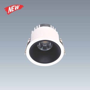 Anfaco-Đèn âm trần 9W ánh sáng trắng 6500K [Kích thước:  ∅85x62mm, Khoét lỗ: 75mm]