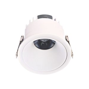 Anfaco-Đèn âm trần 12W ánh sáng trắng 6500K [Kích thước:  ∅105x70mm, Khoét lỗ: 95mm]
