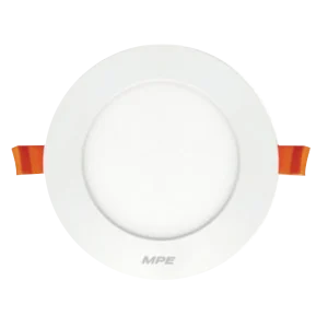 MPE-Đèn âm trần 6W ánh sáng trắng 6500K [Kích thước:  Ø120 x 25mm, Khoét lỗ:  Ø105]