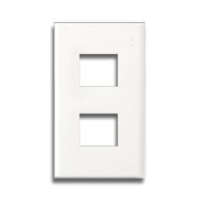 Panasonic-Mặt dùng cho 2 thiết bị màu trắng dòng Full Color